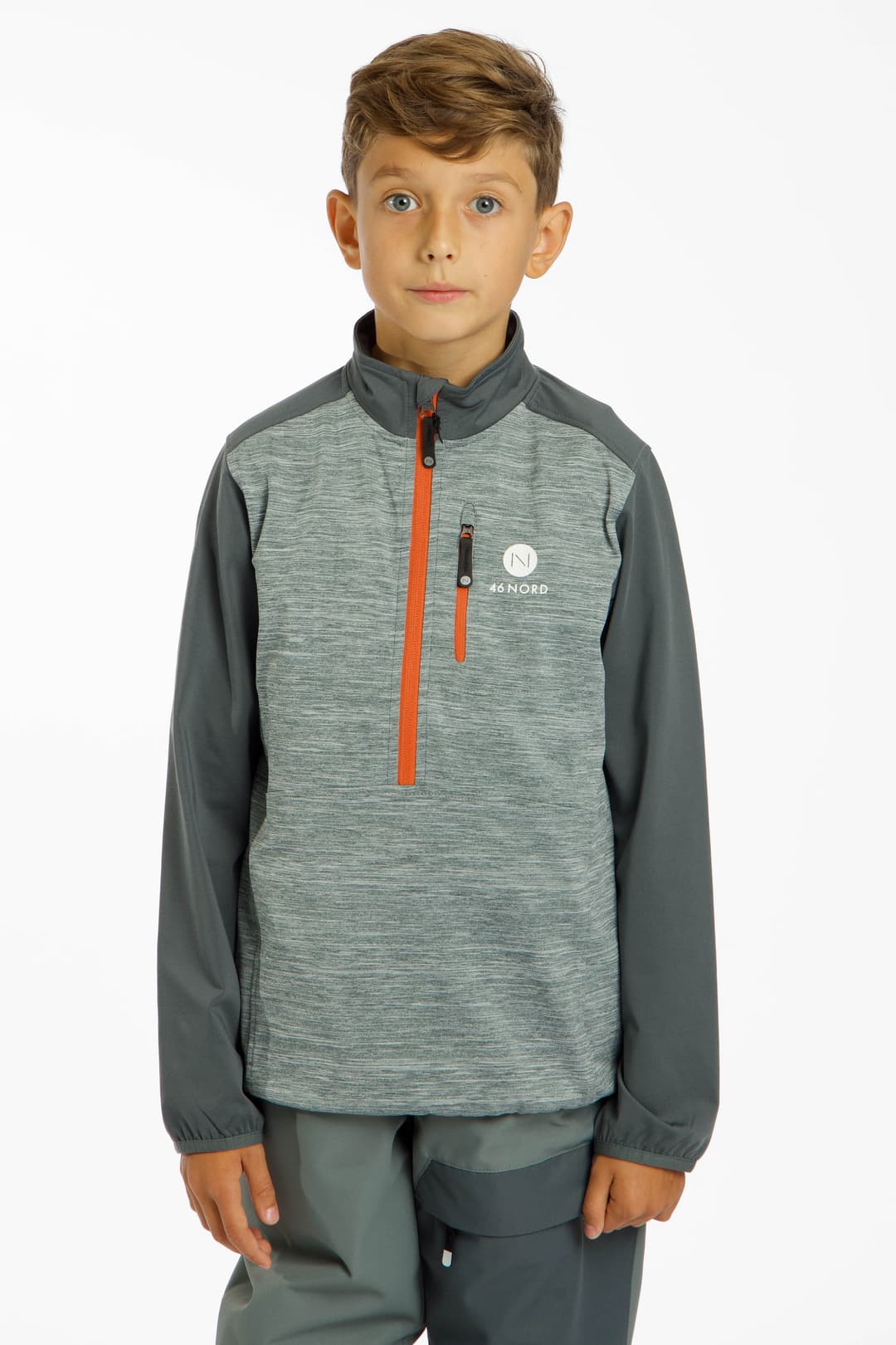 46 NORD Kinder Midlayer Grau, , Größe: 128