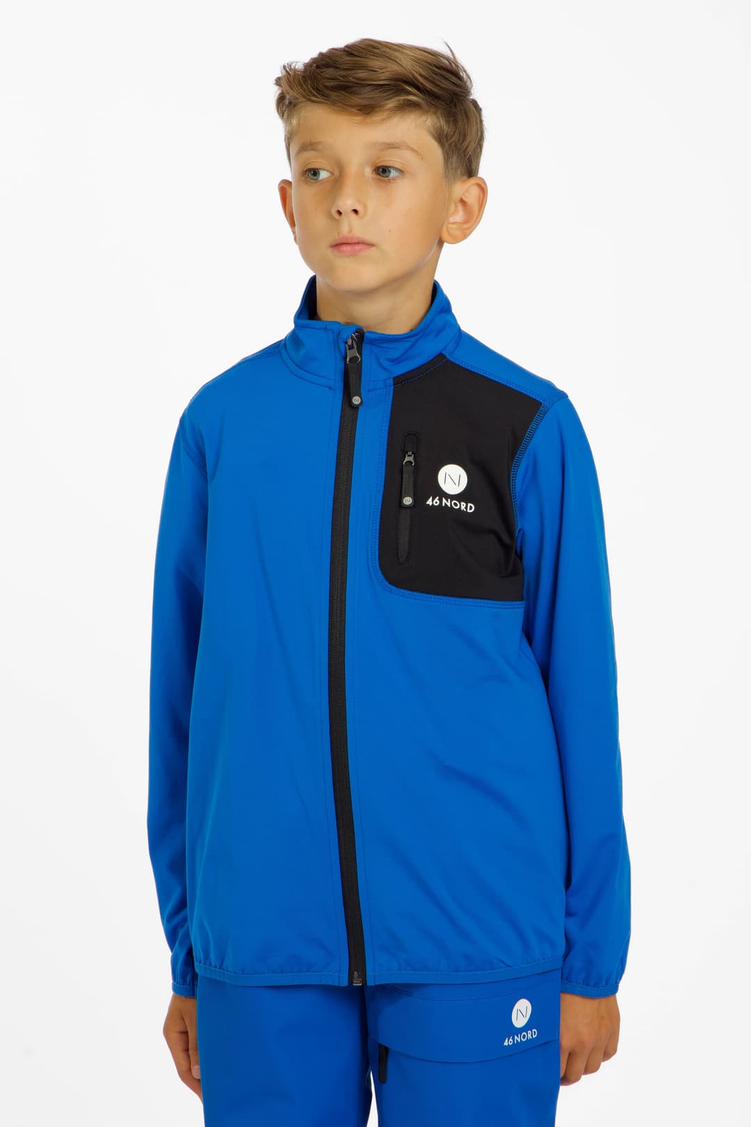 46 NORD Kinder Midlayer Blau, , Größe: 116