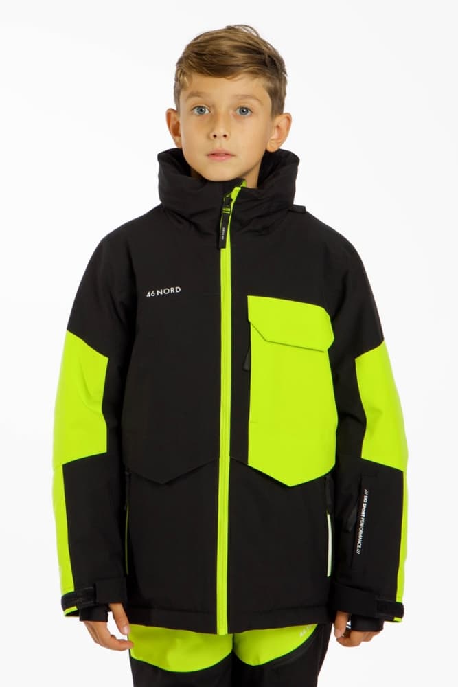 46 NORD Kinder Skijacke Schwarz, , Größe: 176