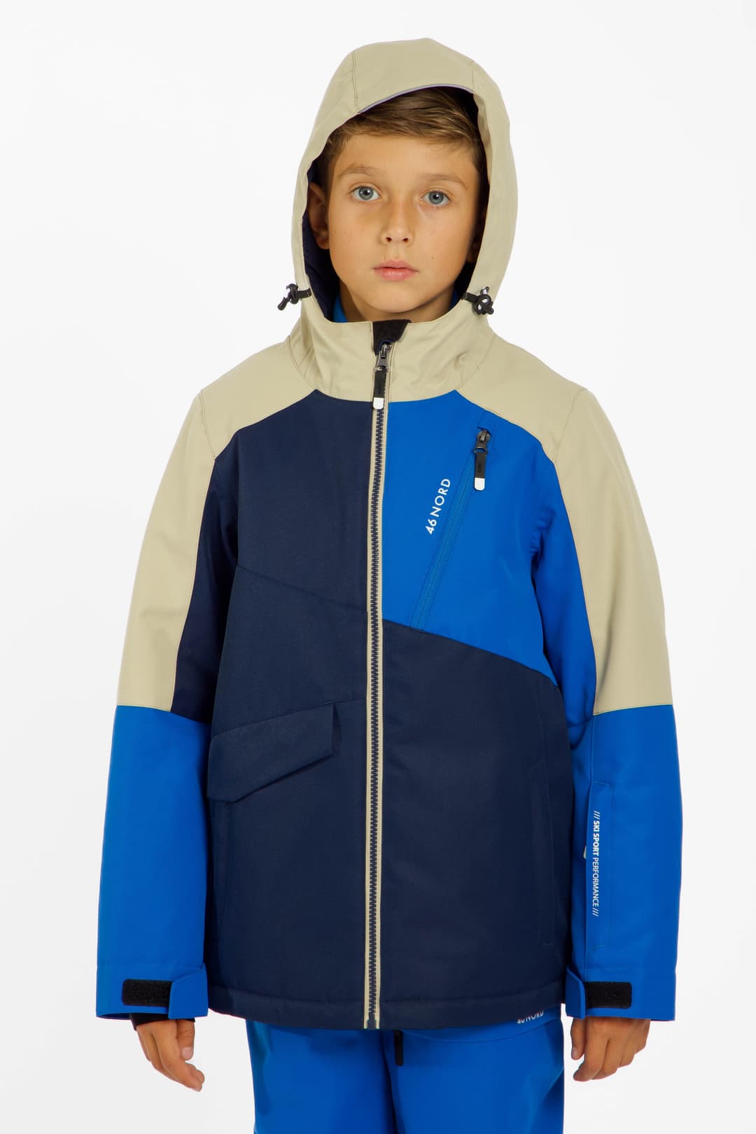 46 NORD Kinder Skijacke Blau, , Größe: 128