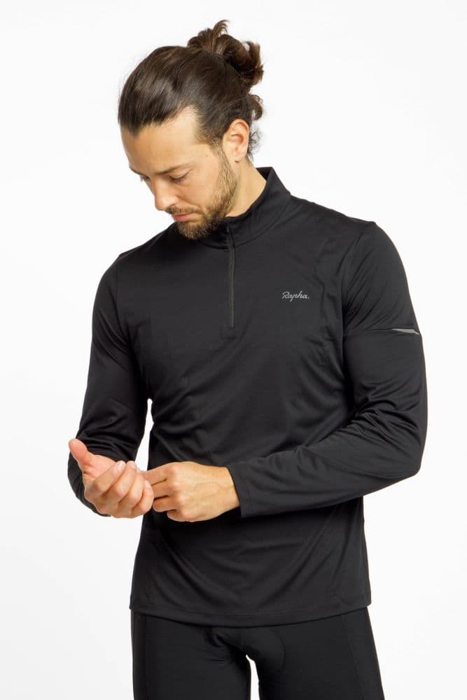 Rapha Active Herren Longsleeve Schwarz, Herren, Größe: M