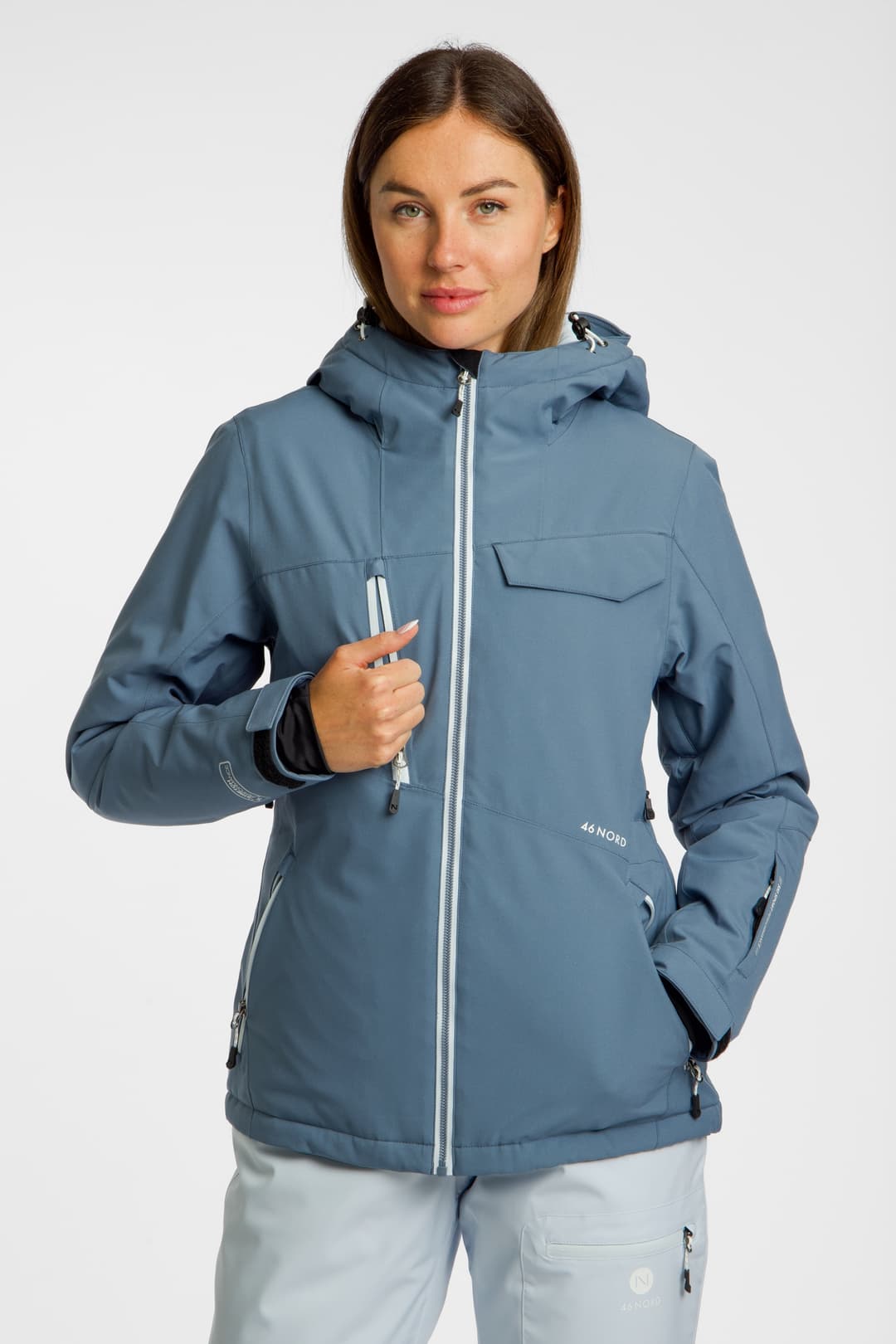 46 NORD Damen Skijacke Blau, Damen, Größe: 46