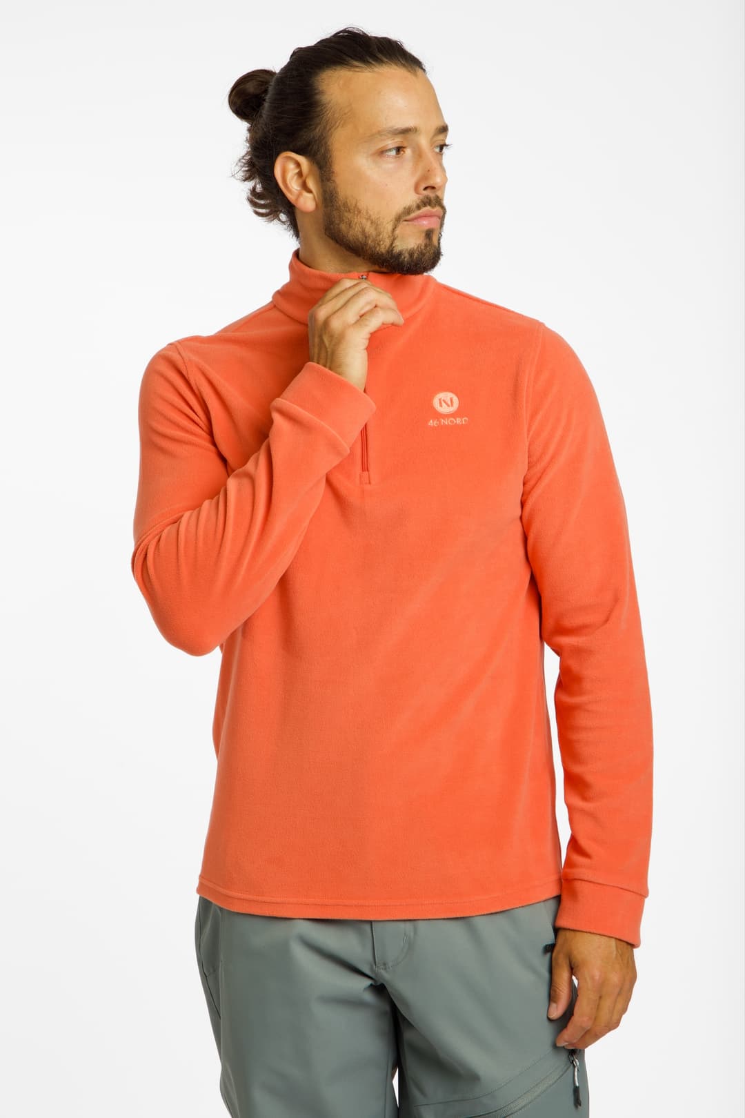 46 NORD Herren Midlayer Orange, Herren, Größe: XL
