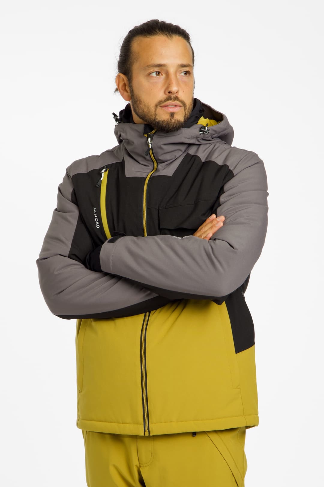 46 NORD Herren Skijacke Braun, Herren, Größe: XXXL