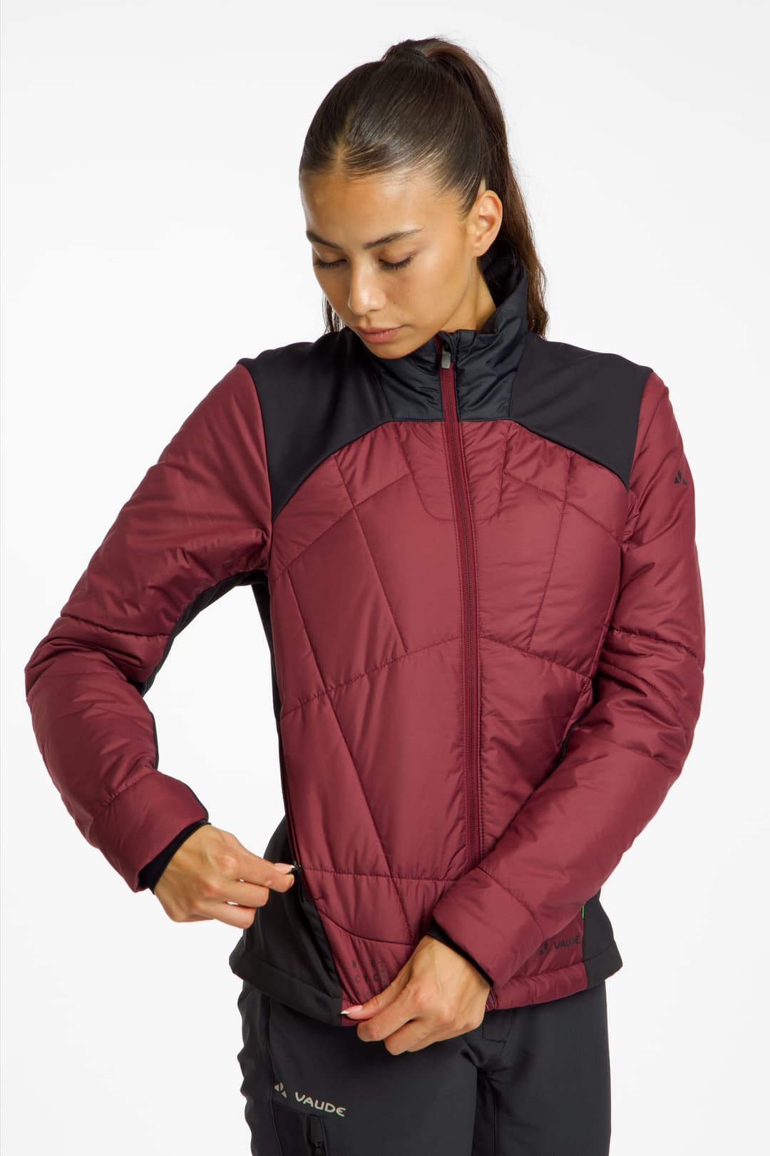 VAUDE Minaki IV Damen Bikejacke Rot, Damen, Größe: 34