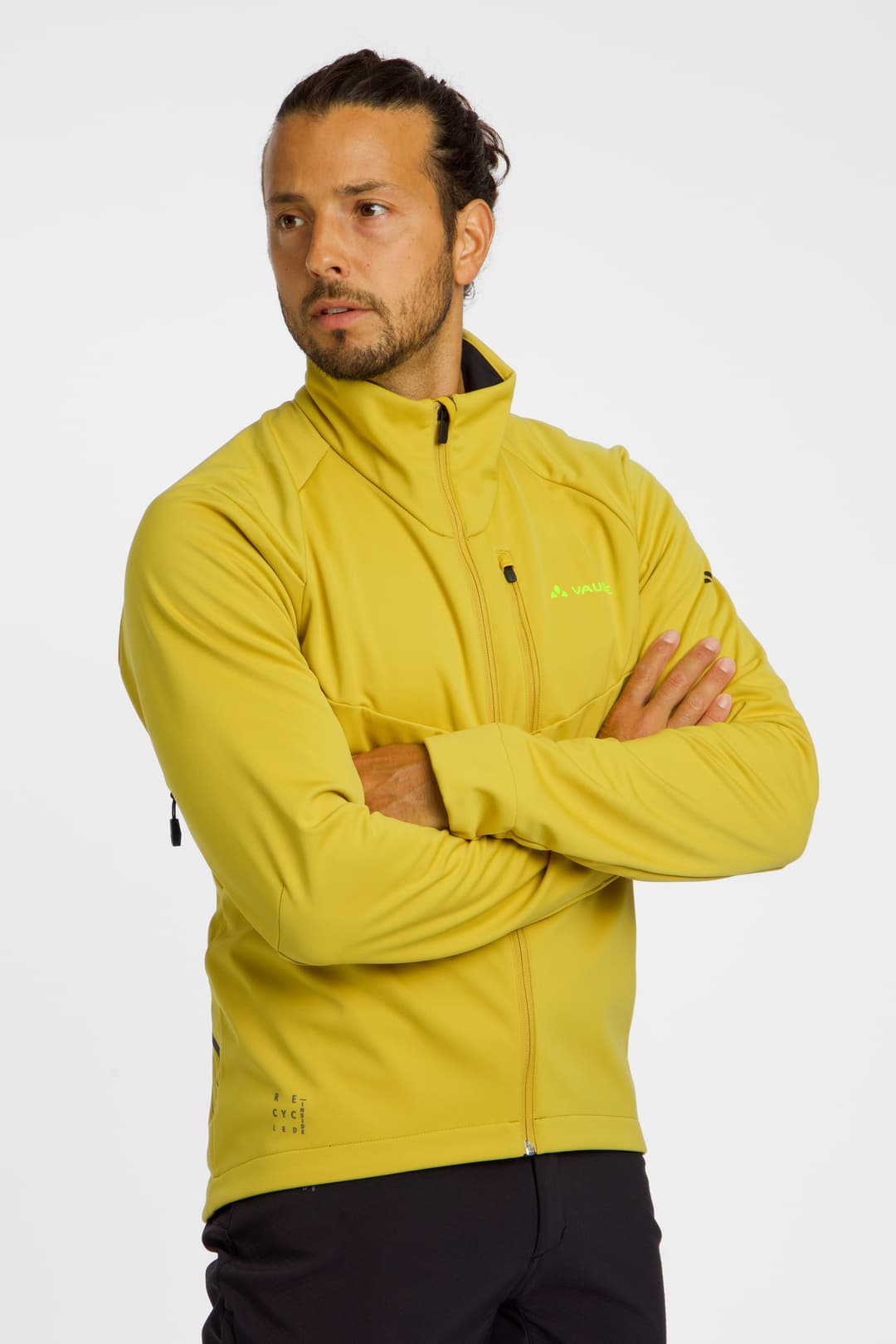 VAUDE Posta Softshell VII Herren Bikejacke Gelb, Herren, Größe: S