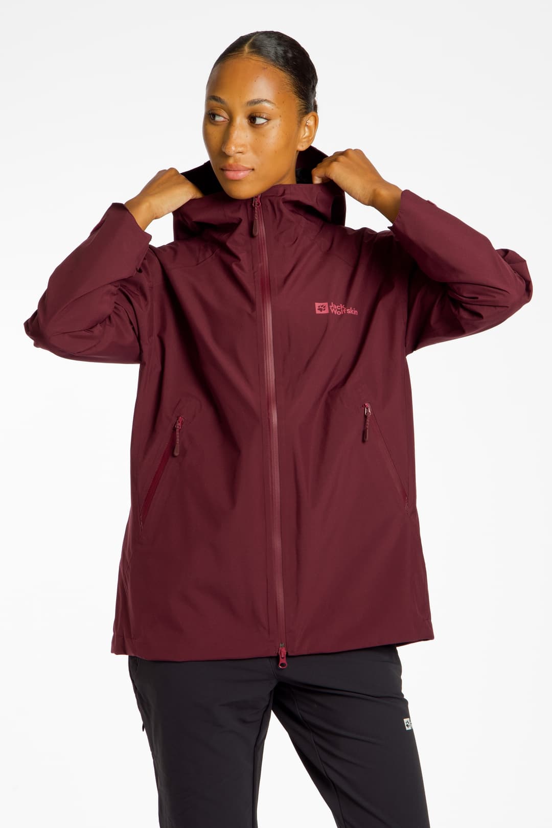 Jack Wolfskin Unbound Adventure 2L Damen Outdoorjacke Rot, Damen, Größe: L