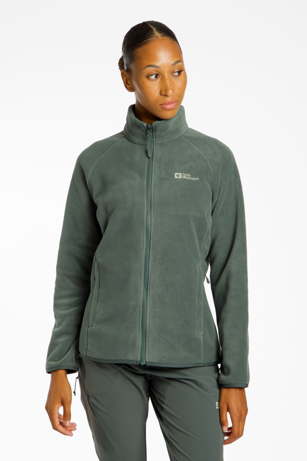 Jack Wolfskin Moonrise Damen Midlayer Grün, Damen, Größe: M