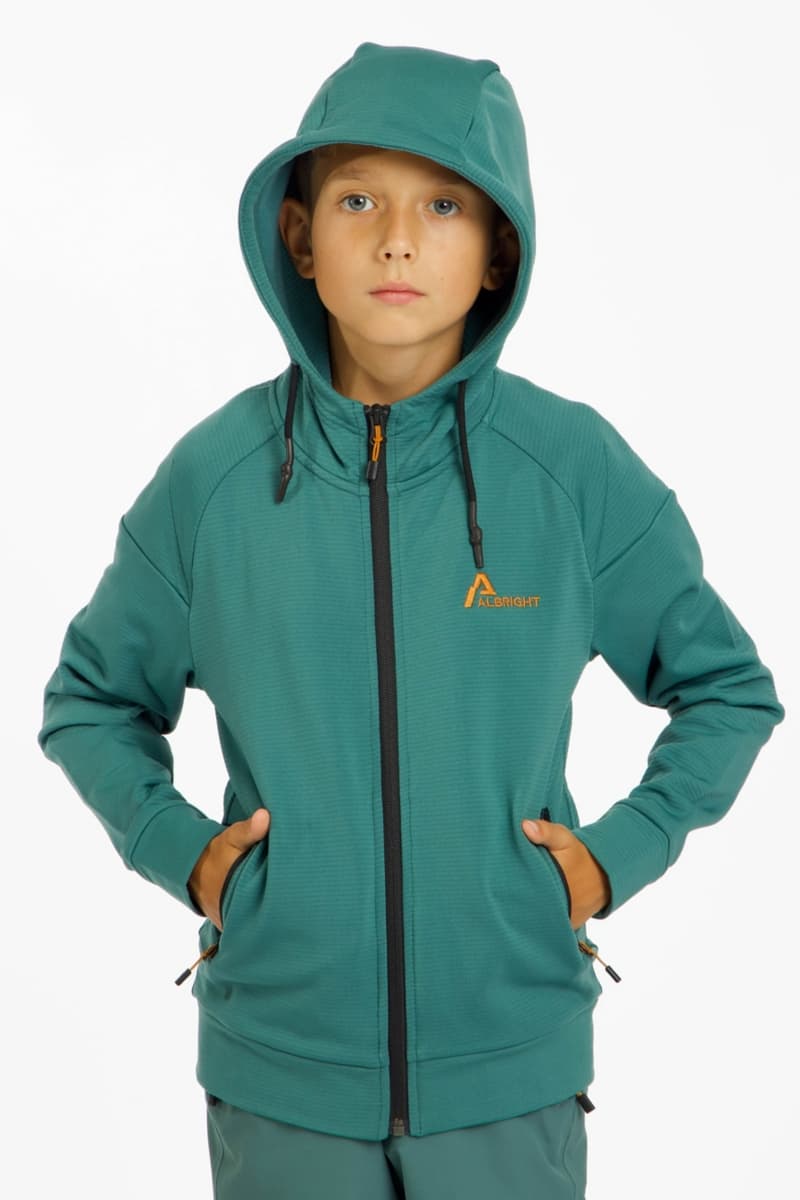 ALBRIGHT Kinder Midlayer Grün, , Größe: 116