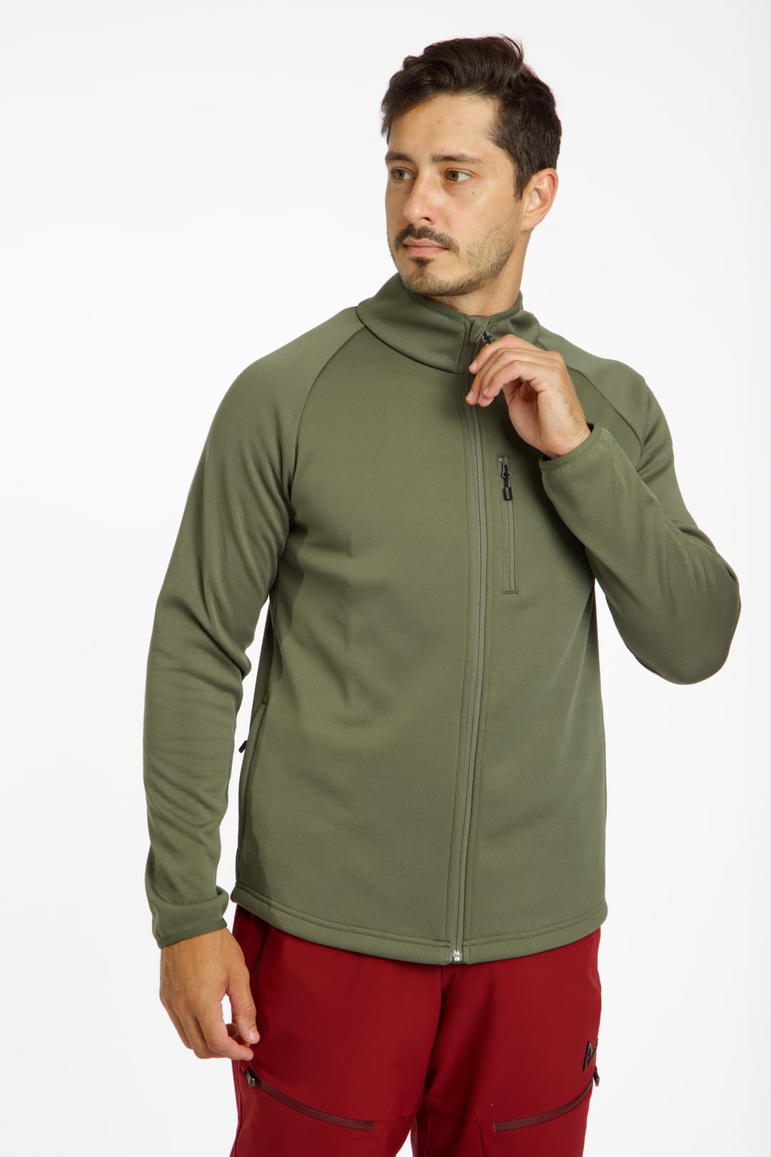 ALBRIGHT Herren Midlayer Grün, Herren, Größe: XXL