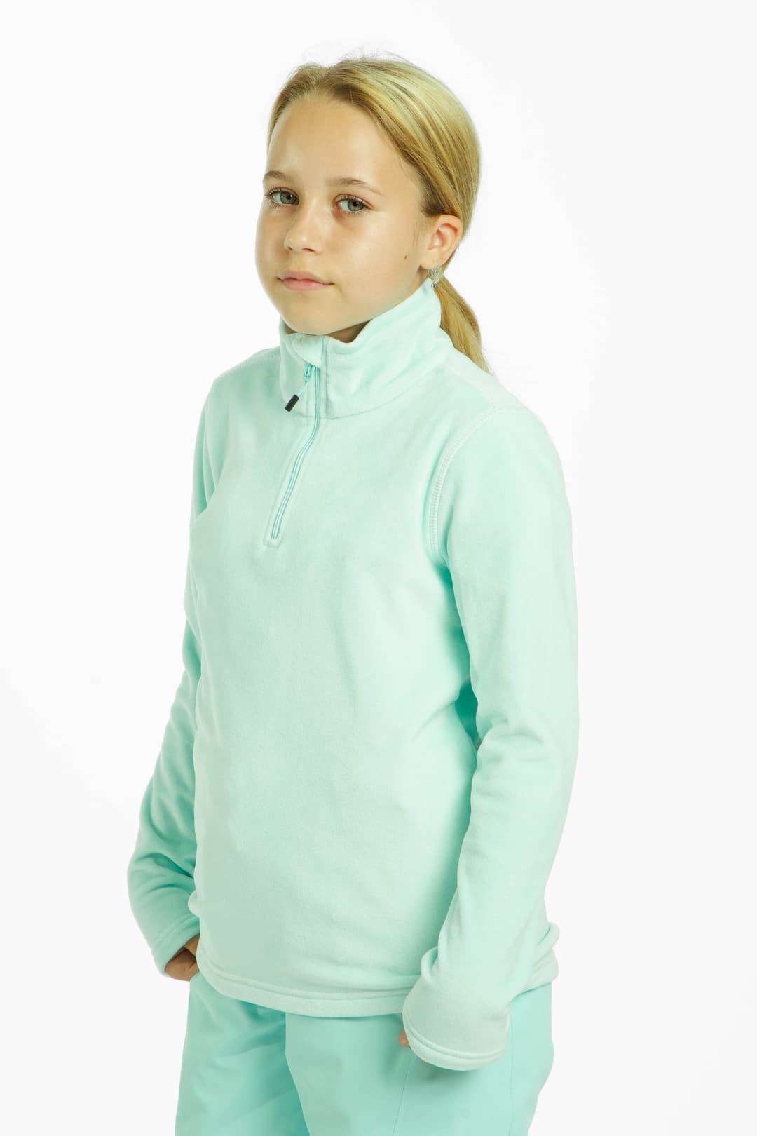 ALBRIGHT Arosa Kinder Midlayer Mint, , Größe: 140