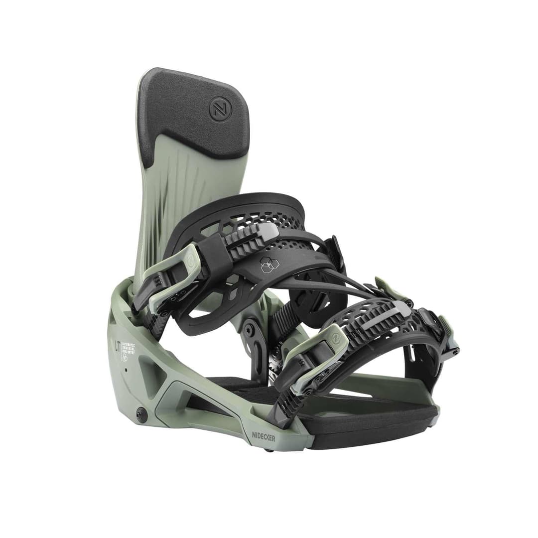 Nidecker LT Supermatic® Snowboardbindung Grün, Herren, Größe: M