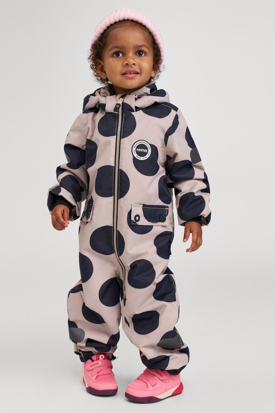reima Marte Mid Kleinkind Skioverall Beige, , Größe: 80