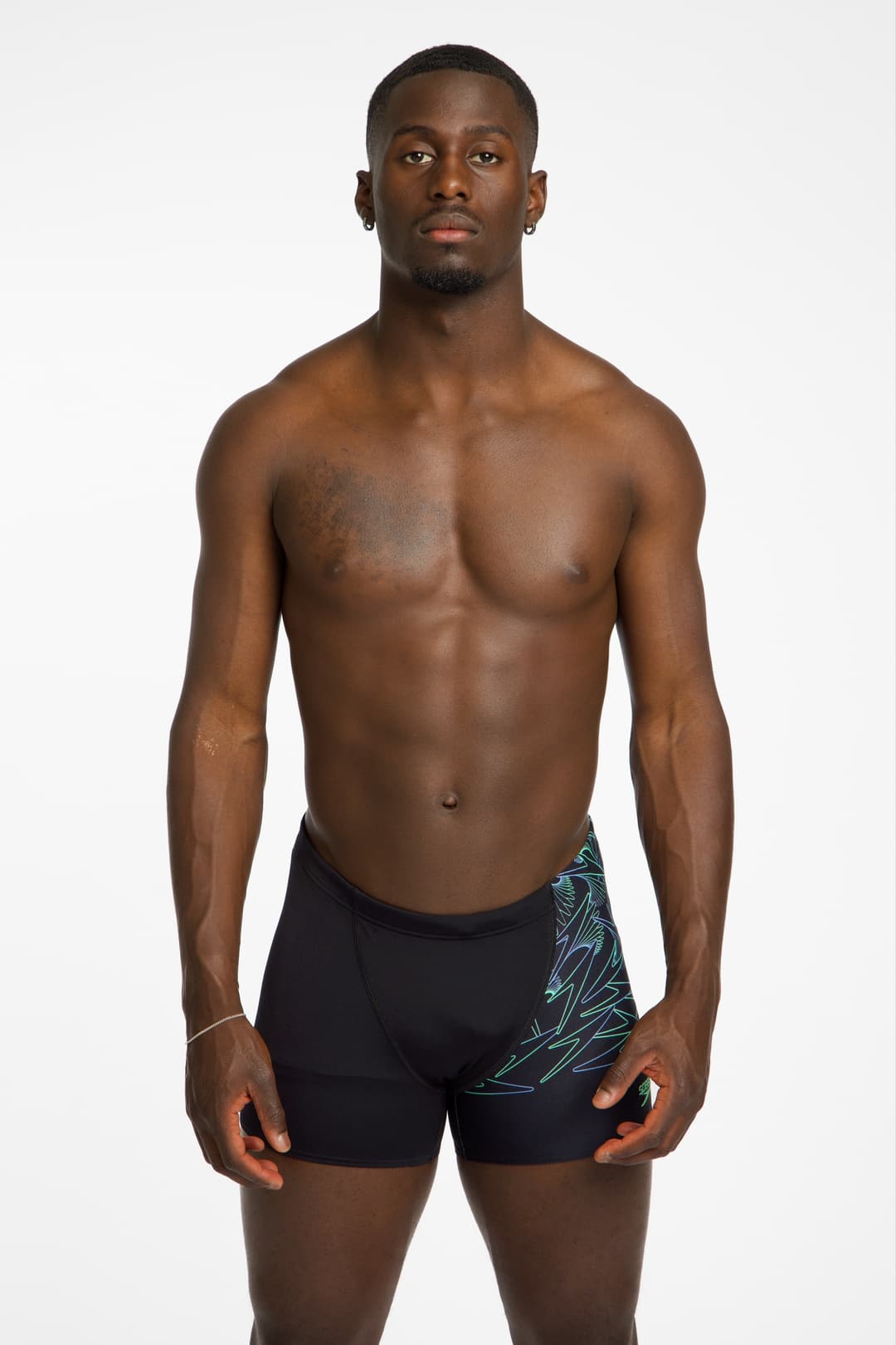 speedo Hyperboom V-Cut Herren Badehose Schwarz, Herren, Größe: 46
