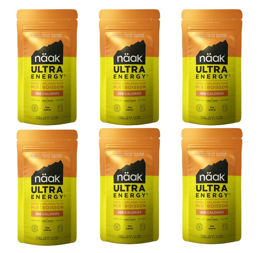 näak Ultra Energy™ Peach Apricot 6 x 72 g Getränkepulver Orange, Herren, Größe: 0