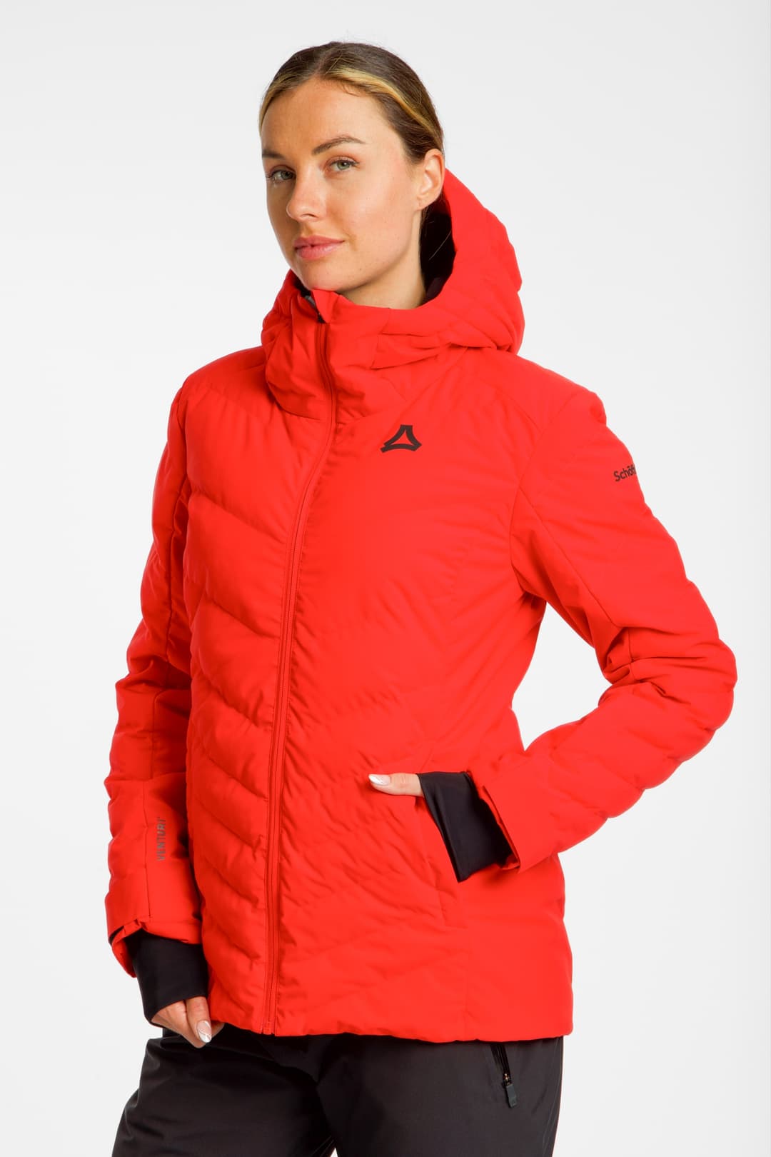 Schöffel Alerce Damen Skijacke Rot, Damen, Größe: 40