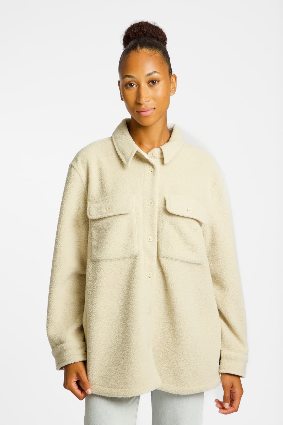 Cotopaxi Cameta Shacket Damen Midlayer Beige, Damen, Größe: M