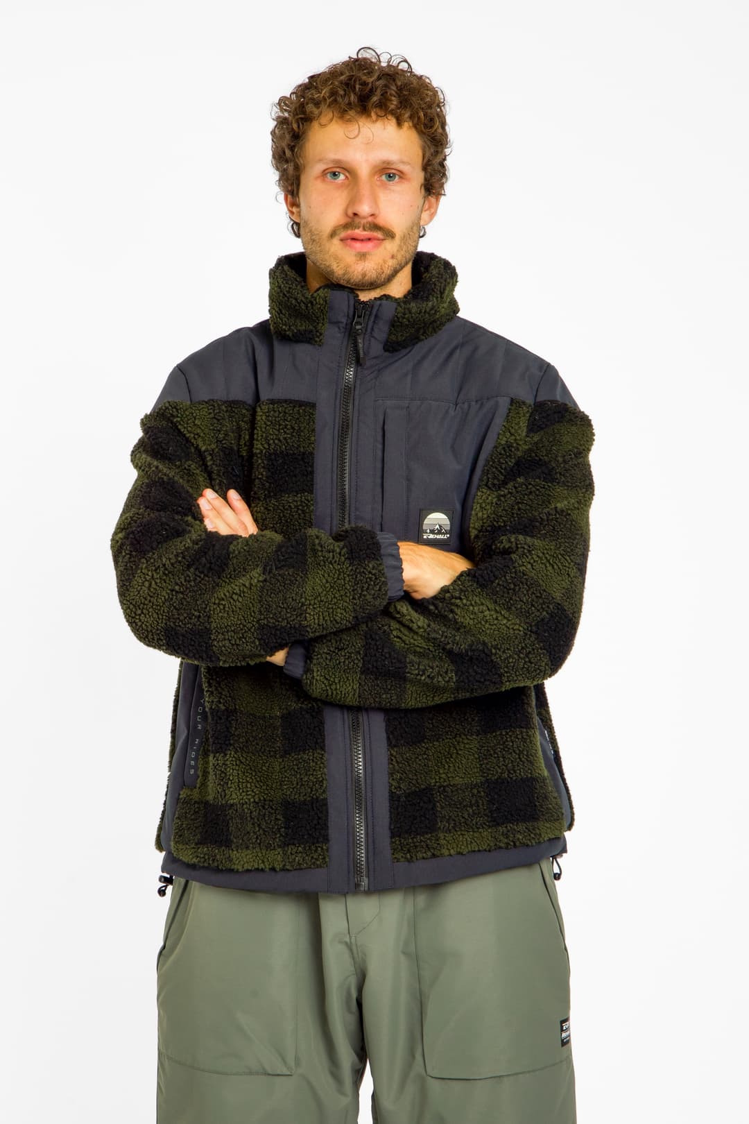 Rehall RITCHALL-R Herren Midlayer Grün, Herren, Größe: S