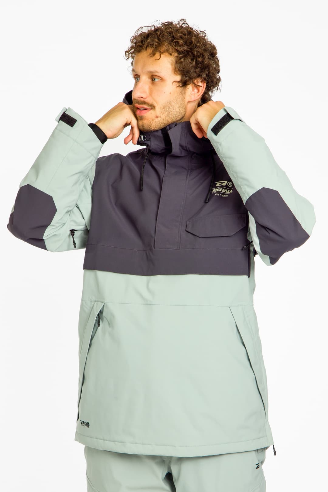 Rehall MANN-R Herren Ski-/Snowboardjacke Grau, Herren, Größe: L