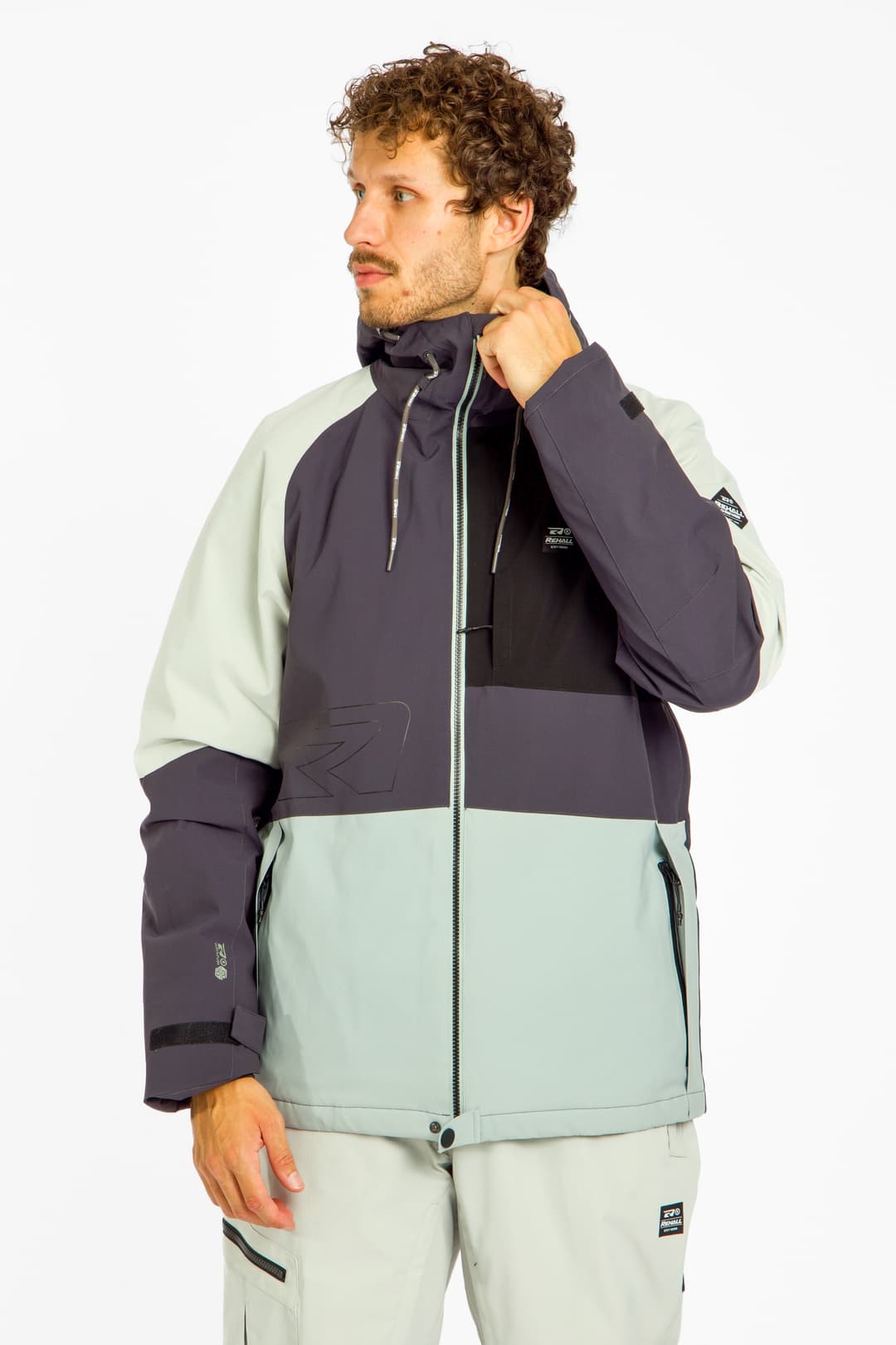 Rehall CLIVE-R Herren Ski-/Snowboardjacke Schwarz, Herren, Größe: XL