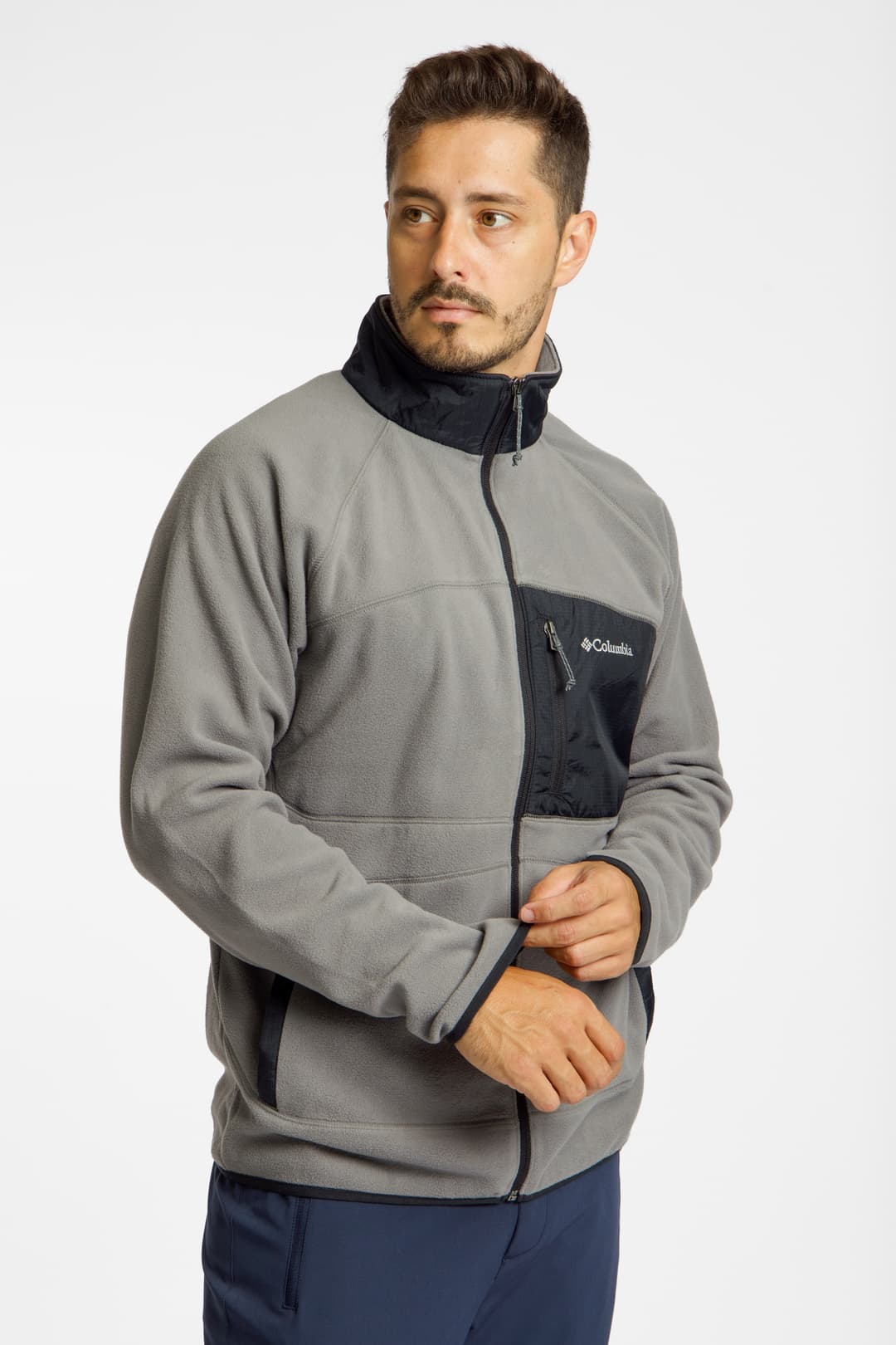 Columbia Fast Trek™ Overlay Fleece Herren Midlayer Grau, Herren, Größe: S