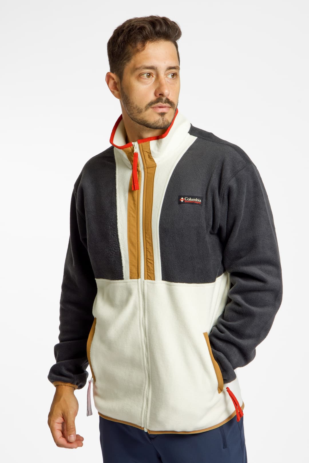 Columbia Backbowl™ II Full Zip Herren Midlayer Weiss, Herren, Größe: XL