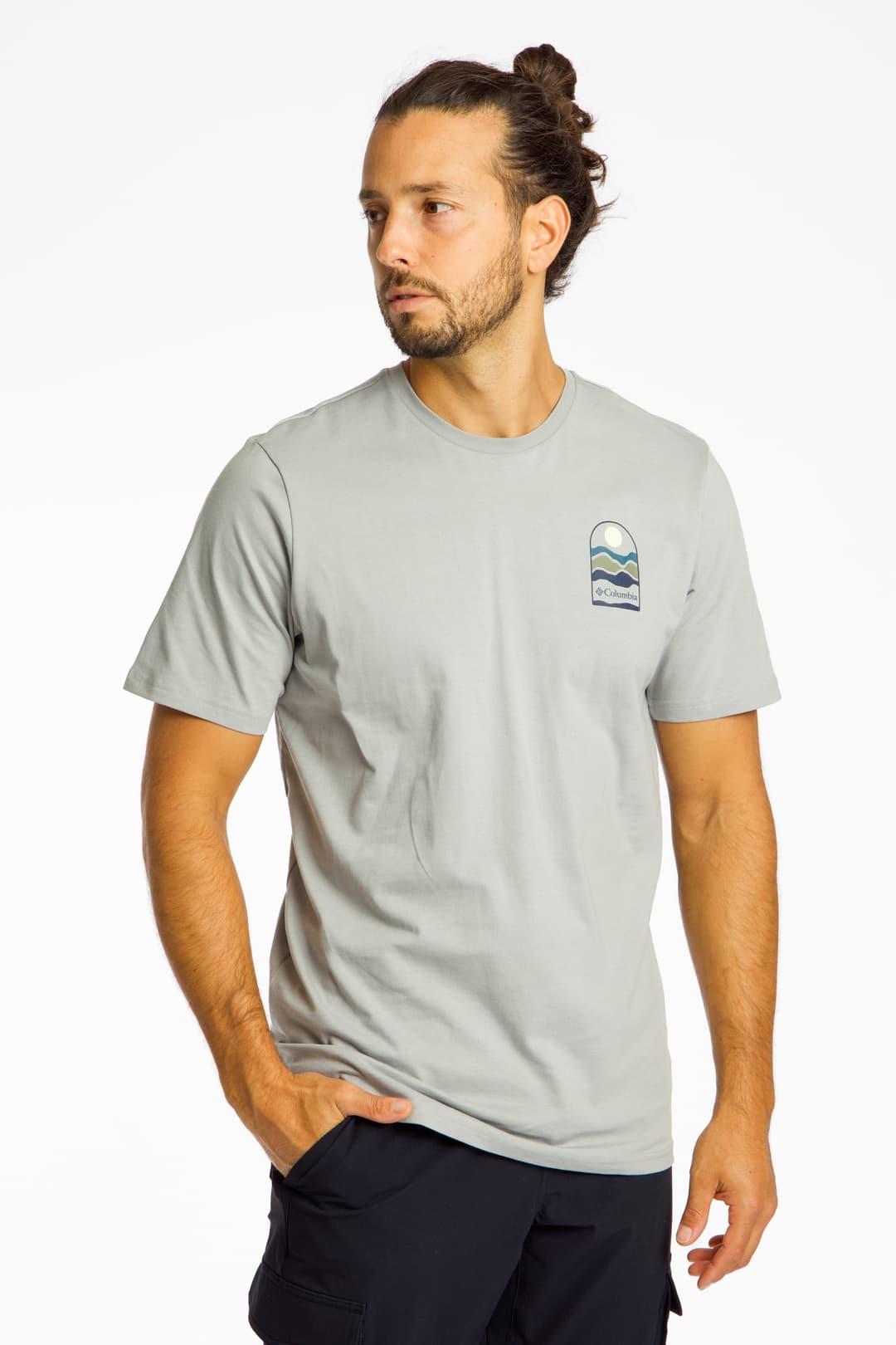 Columbia Explorers Canyon™ Back Graphic Herren T-Shirt Grau, Herren, Größe: L