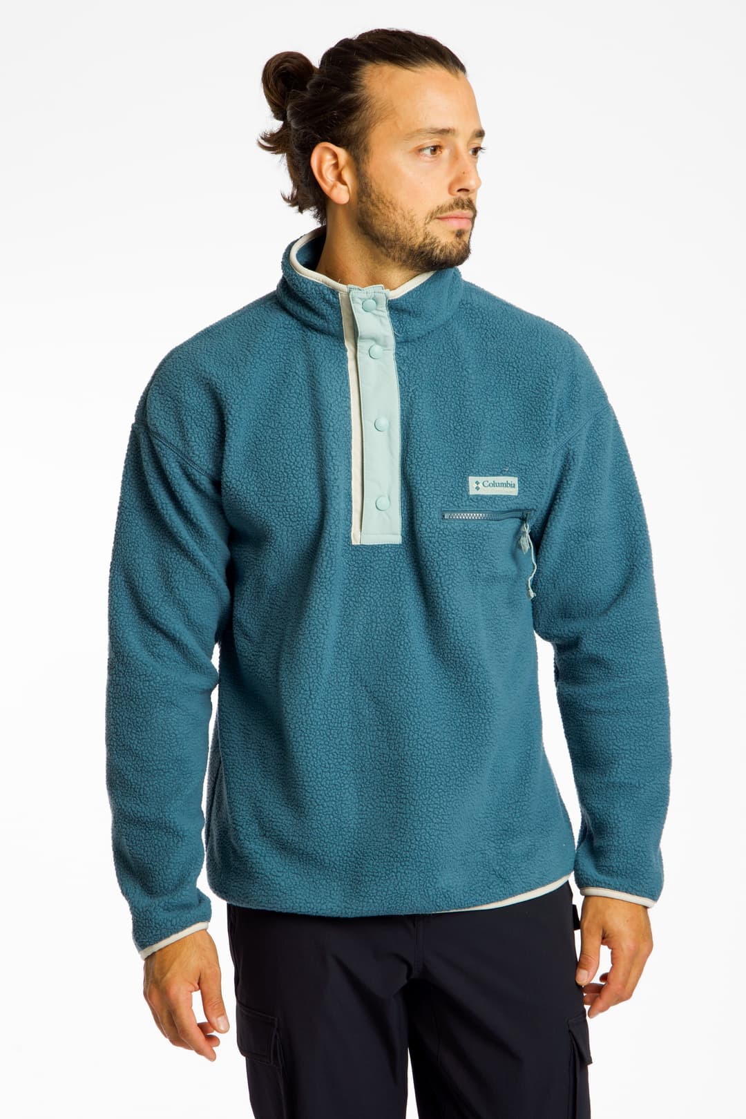 Columbia Helvetia™ II Half Snap Herren Midlayer Türkis, Herren, Größe: S