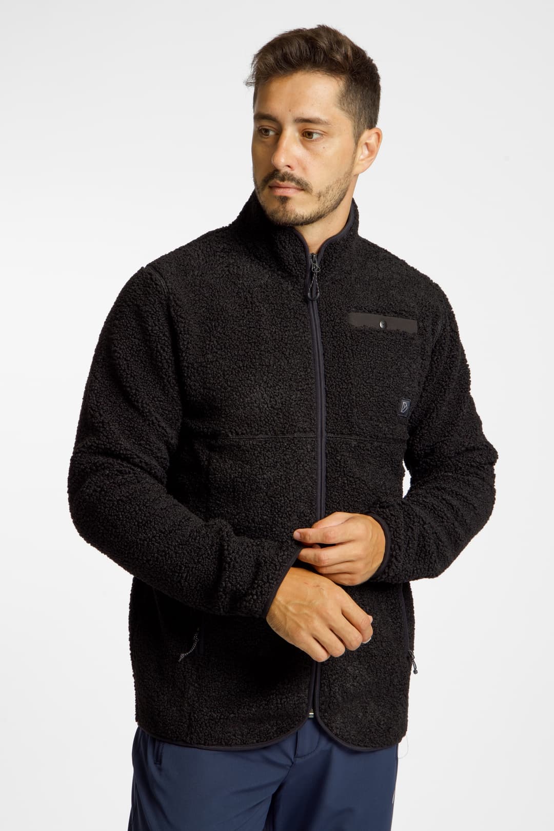 Didriksons Phoenix Herren Midlayer Schwarz, Herren, Größe: S