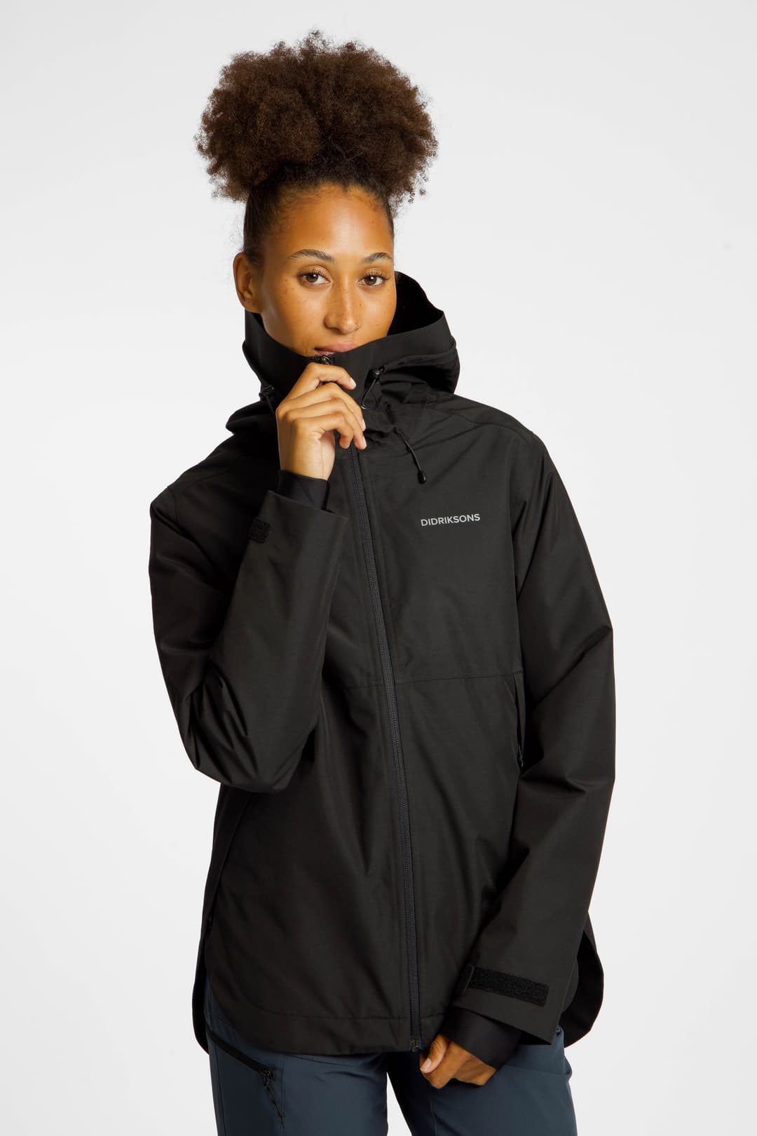 Didriksons Jennie Damen Outdoorjacke Schwarz, Damen, Größe: 36