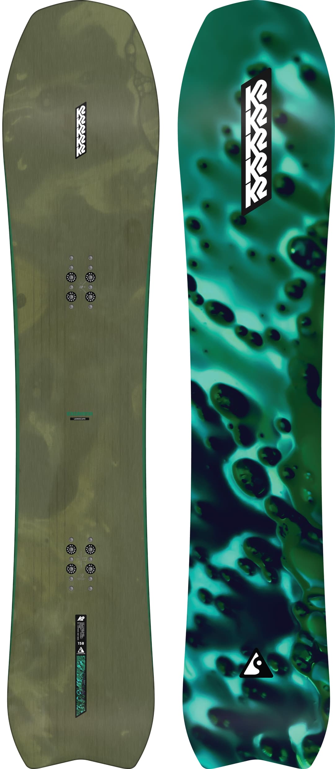 K2 Excvator Snowboard 25/26 Grün, Herren, Größe: 162