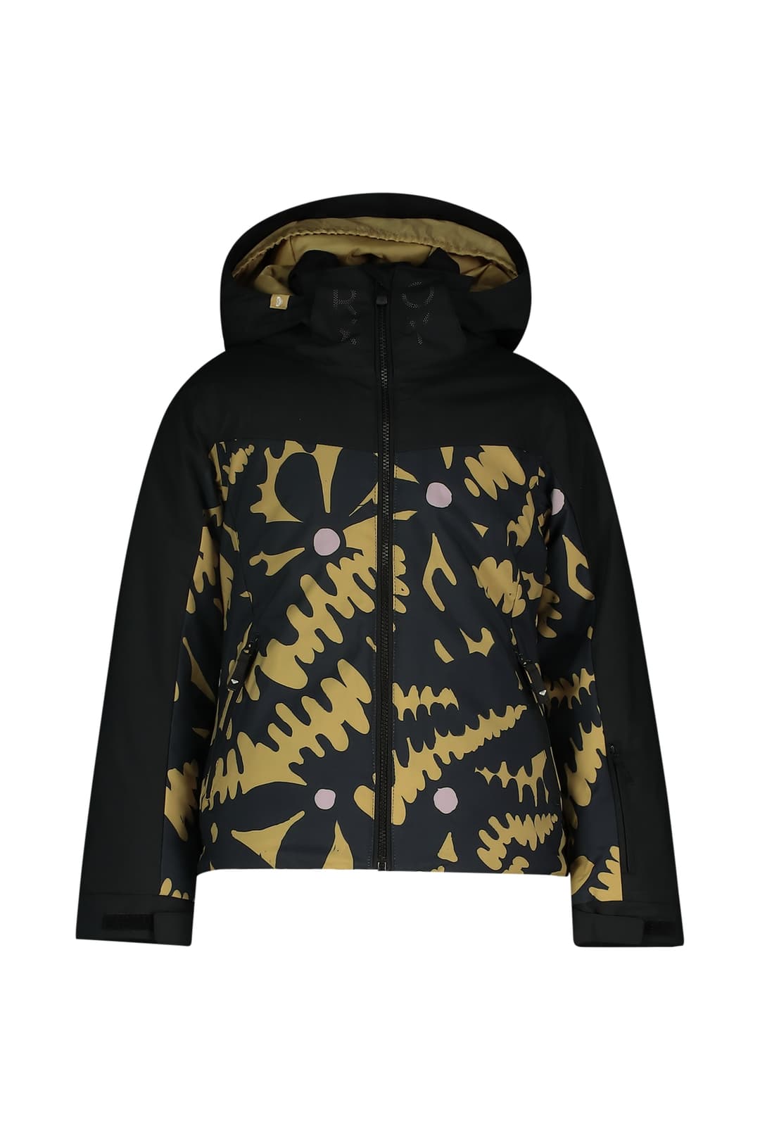Roxy Free Jet Block Mädchen Ski-/Snowboardjacke Schwarz, , Größe: 128