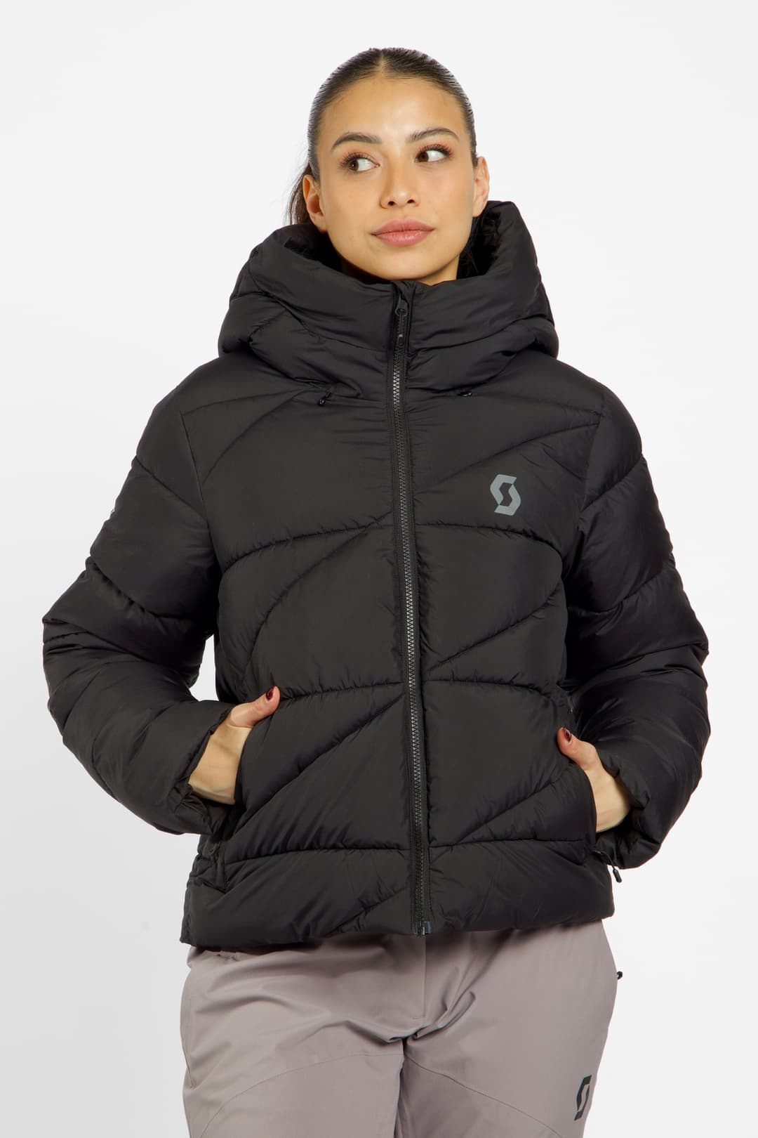 SCOTT Insuloft Warm Damen Steppjacke Schwarz, Damen, Größe: M