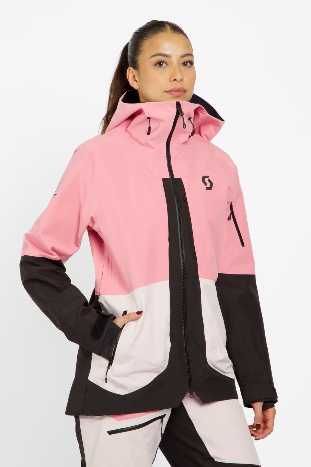 SCOTT Vertic Ripstop 3L Damen Freeridejacke Pink, Damen, Größe: S