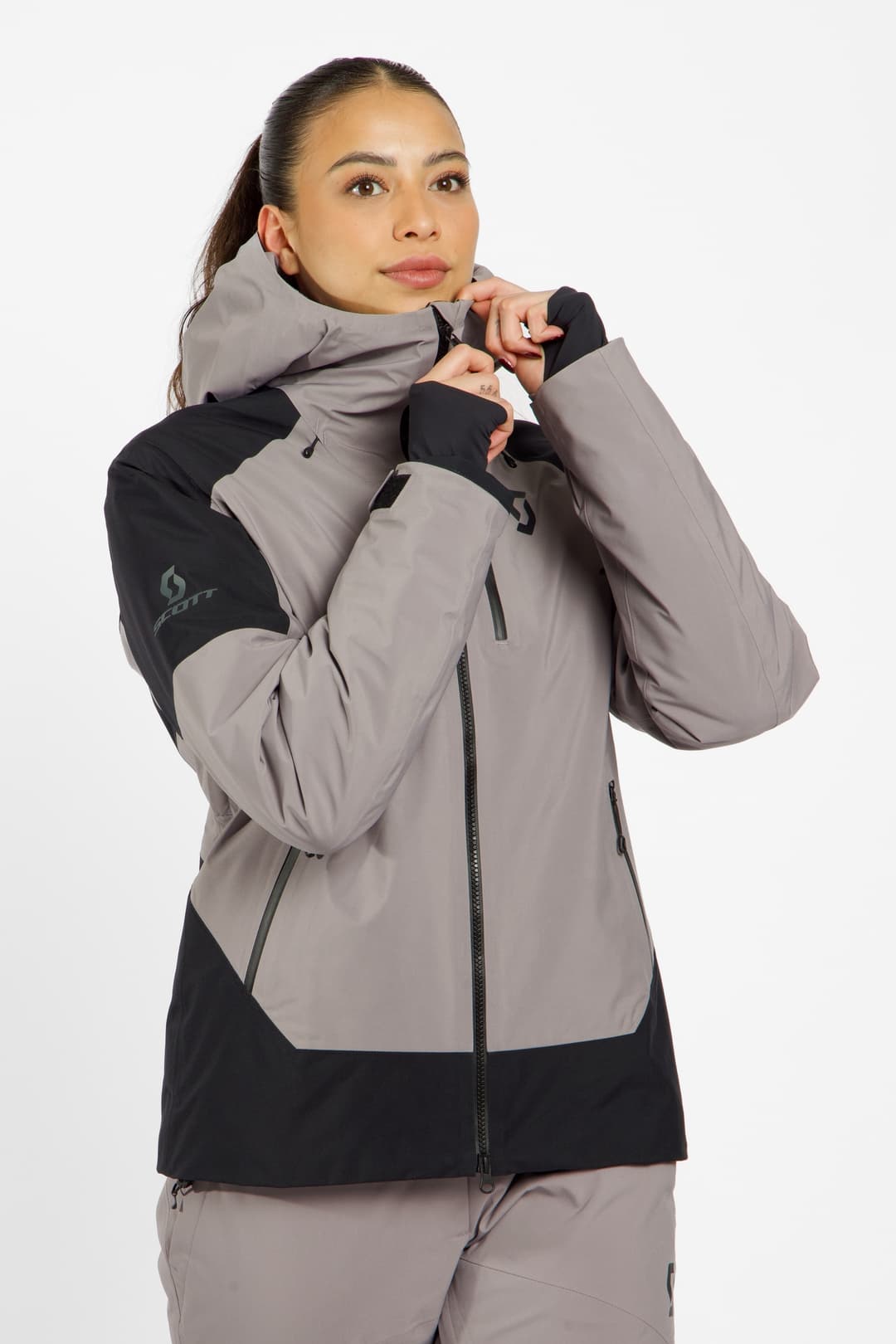 SCOTT Ultimate Gore-Tex® Damen Skijacke Grau, Damen, Größe: XL