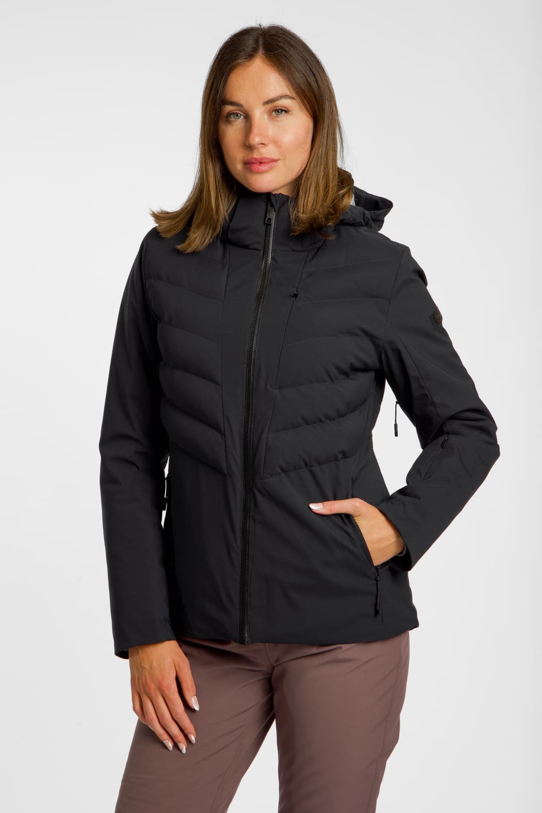 ziener TOKKI-Z Damen Skijacke Schwarz, Damen, Größe: 40