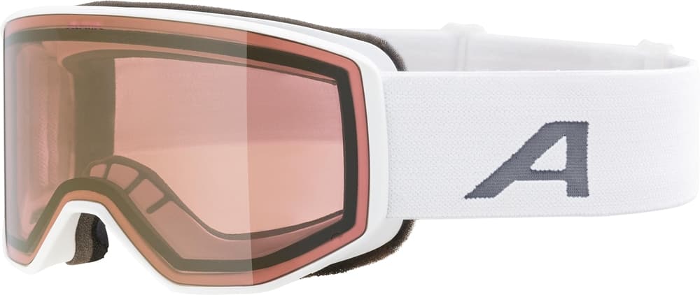 ALPINA Venet Q Skibrille Weiss, Herren, Größe: ONE SIZE