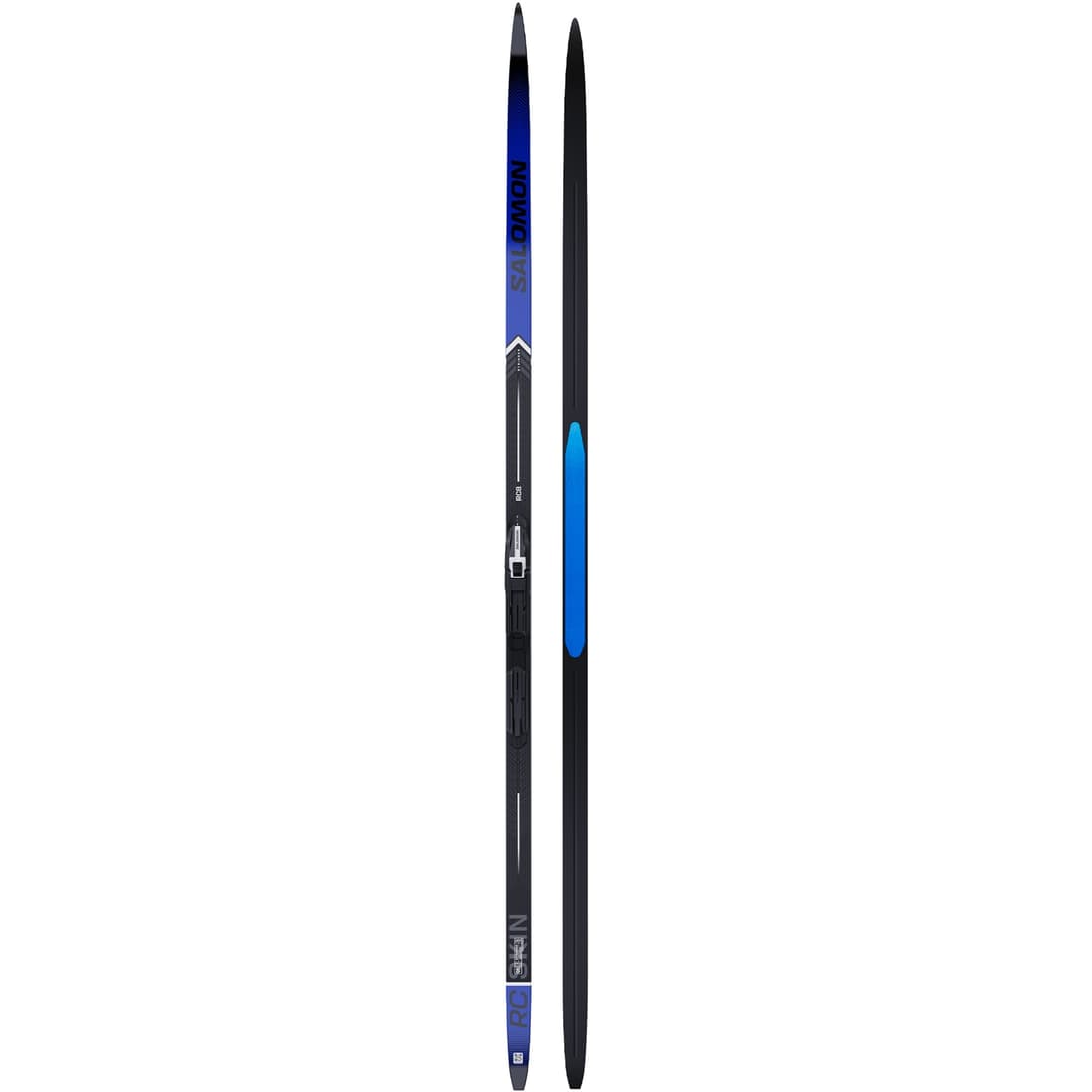 Salomon RC8 eSkin Med Langlaufski Set 25/26 Blau, Herren, Größe: 196