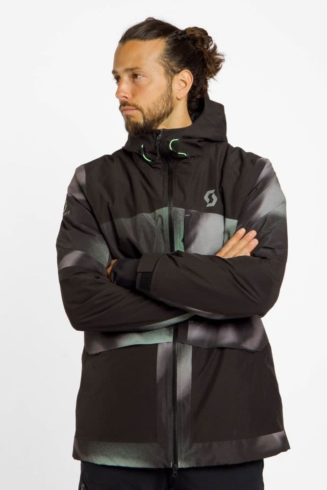 SCOTT Ultimate Dryo Ripstop Herren Skijacke Schwarz, Herren, Größe: S