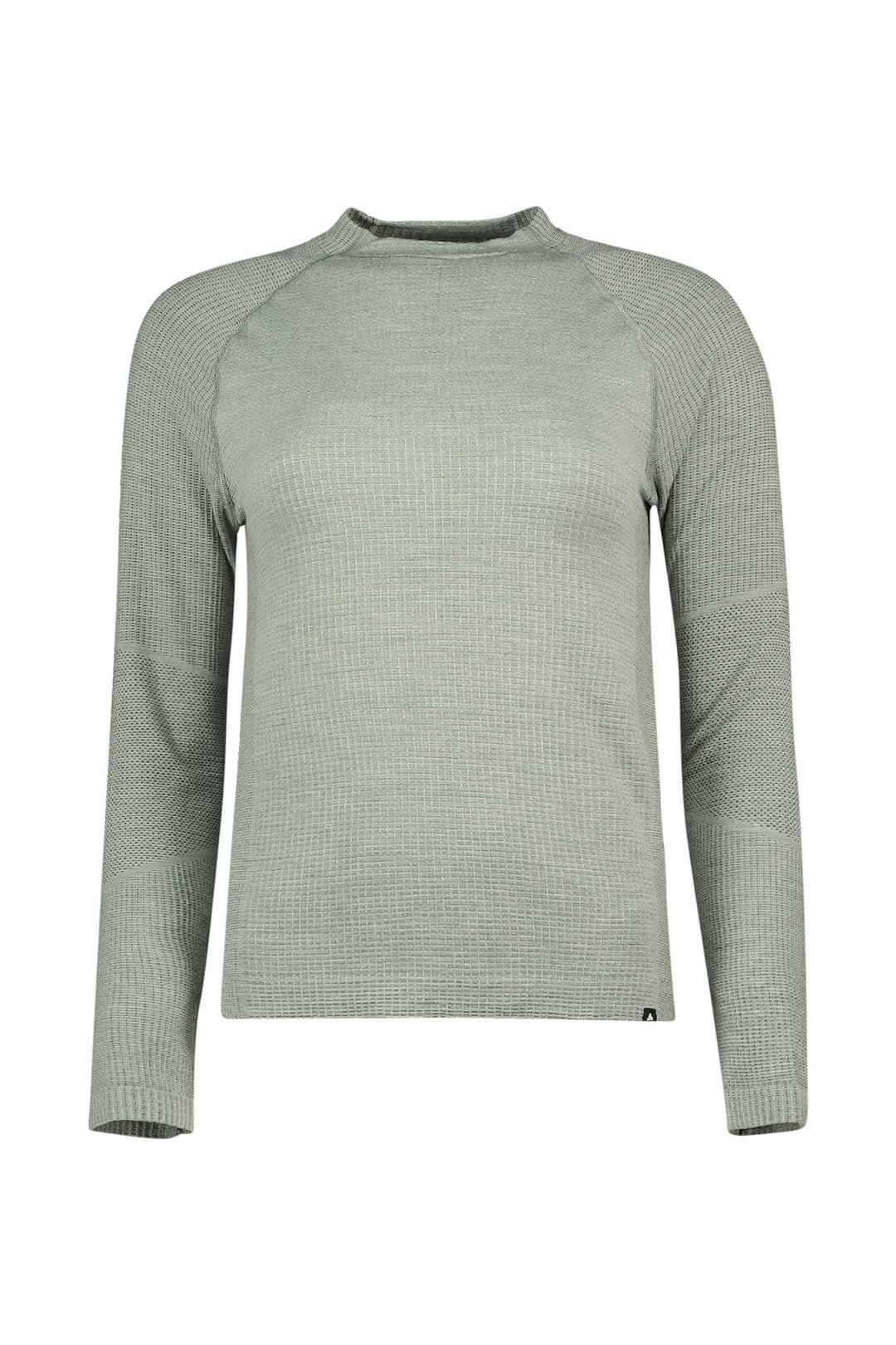 Odlo Seamless Performance Wool Damen Thermo Longsleeve Grün, Damen, Größe: XL