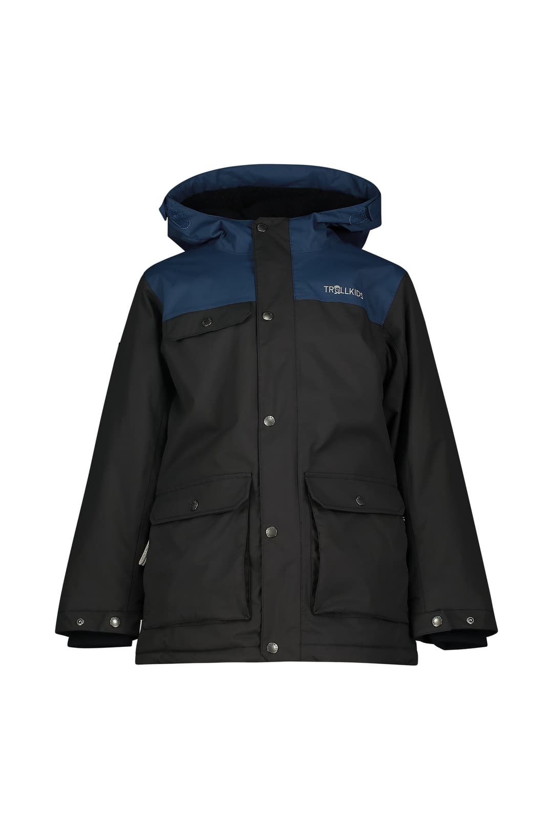 Trollkids Gudvangen Kinder Outdoorjacke Schwarz, , Größe: 116