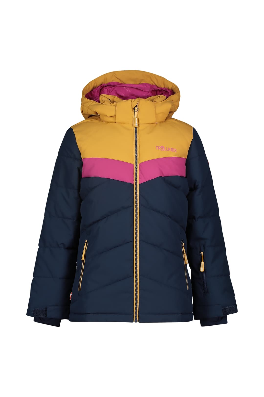 Trollkids Gryllefjord Kinder Winterjacke Blau, , Größe: 140
