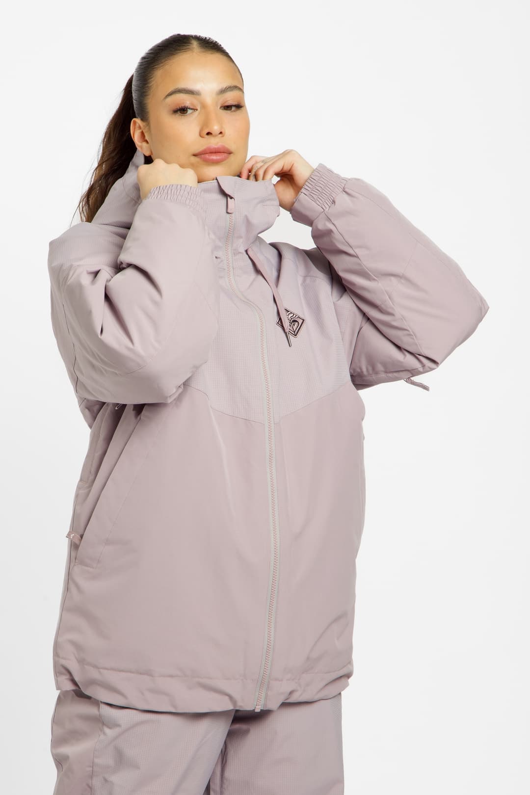 Roxy Crosscontour Damen Ski-/Snowboardjacke Lila, Damen, Größe: L