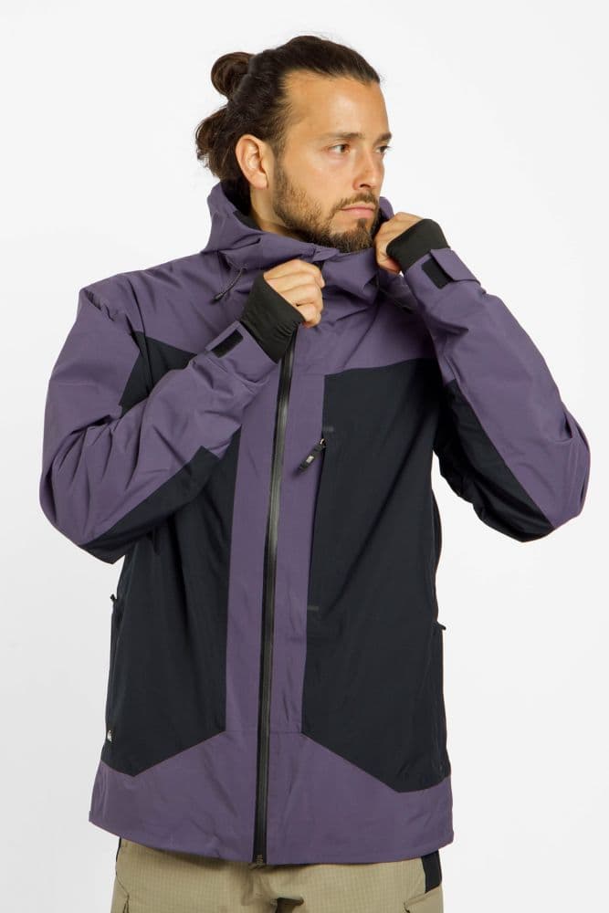Quiksilver Ultralight Stretch 20K Herren Ski-/Snowboardjacke Blau, Herren, Größe: M