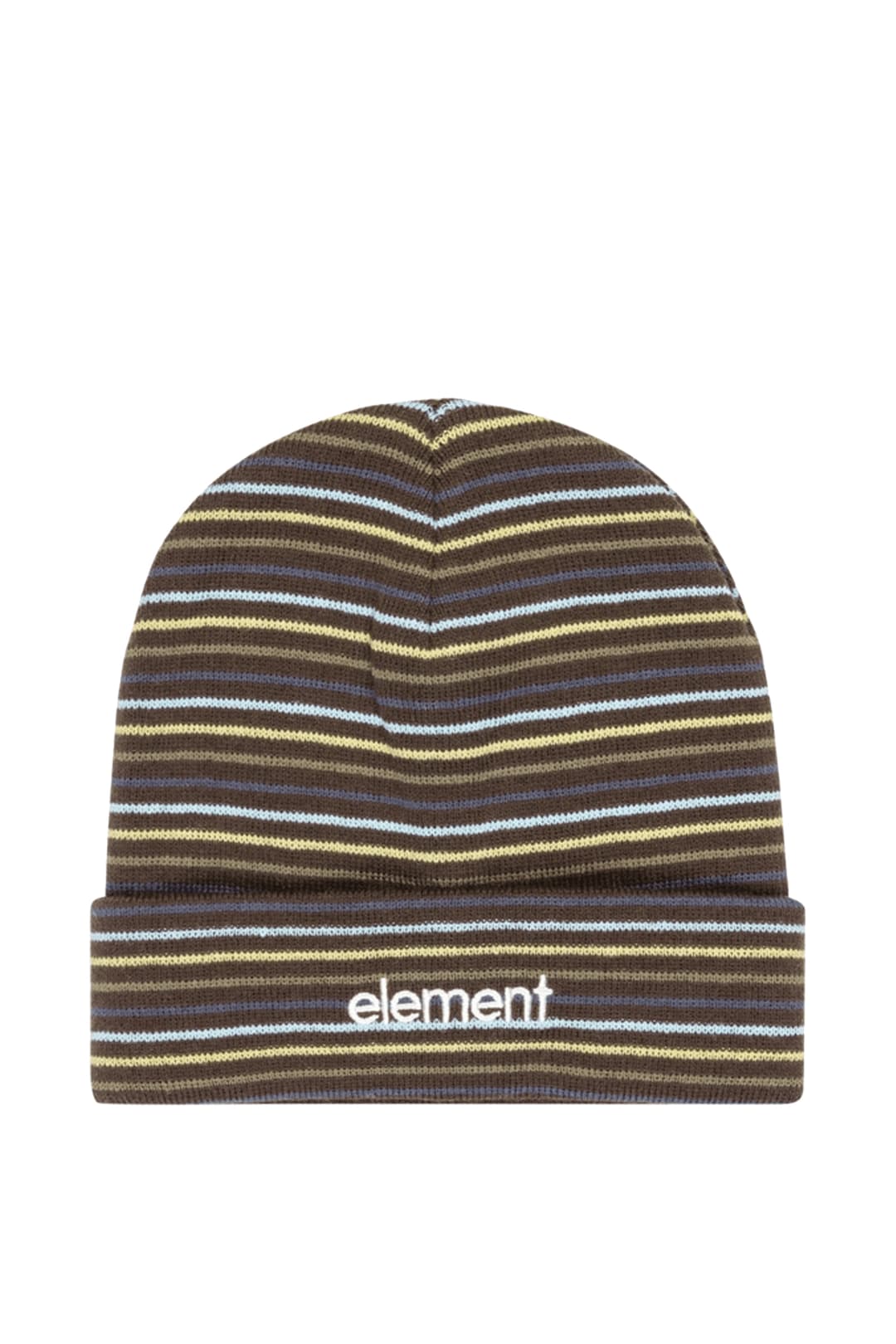 Element Mid Lowcase Stripe Mütze Braun, Herren, Größe: ONE SIZE