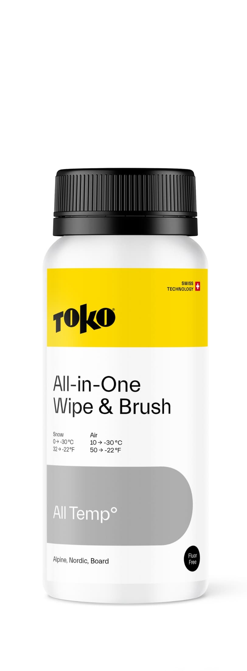 Toko All-In-One Wipe&Brush 250 ml Wachs Weiss, , Größe: ONE SIZE