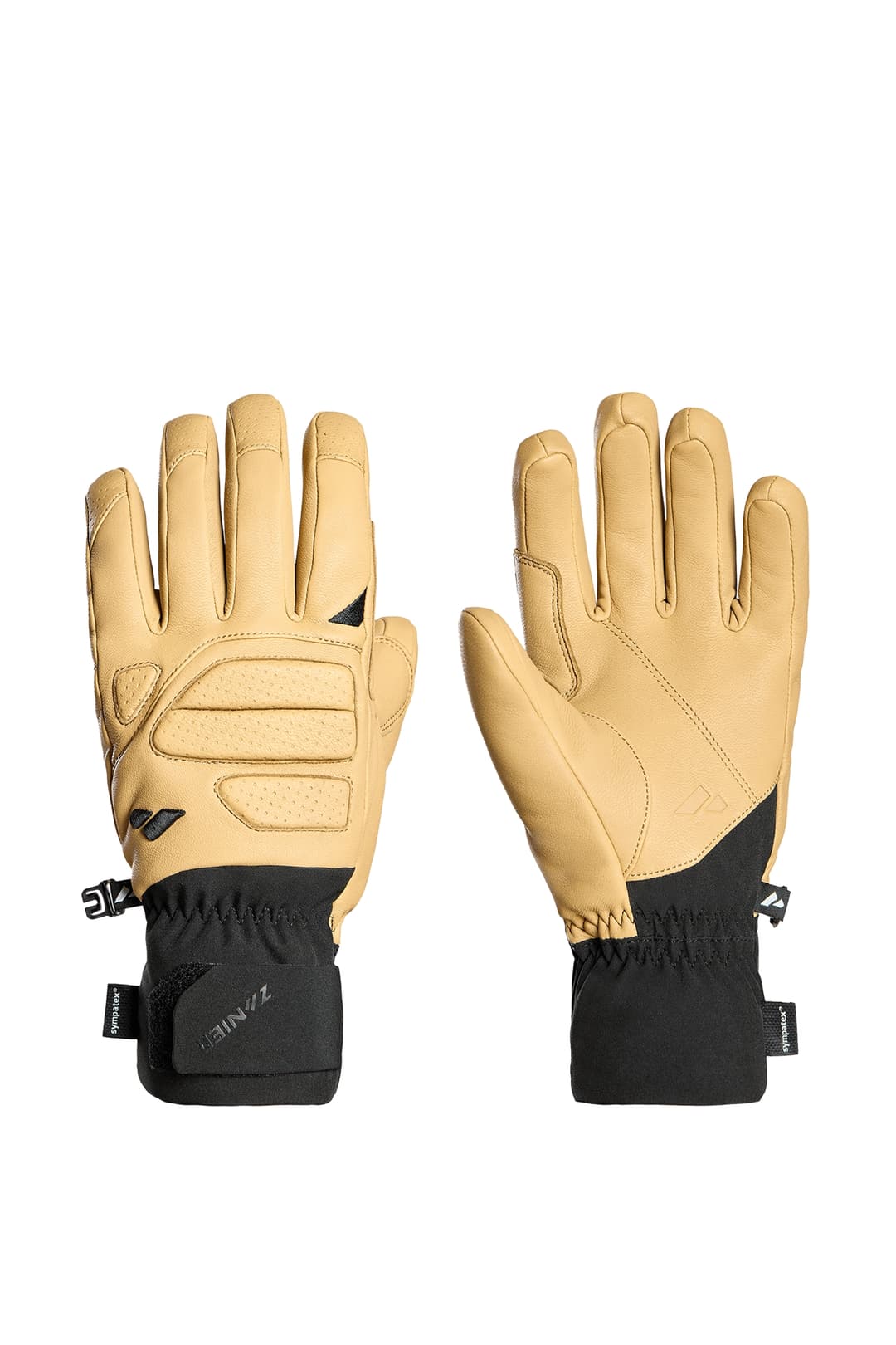 ZANIER Revolution STX Herren Skihandschuh Beige, Herren, Größe: 10