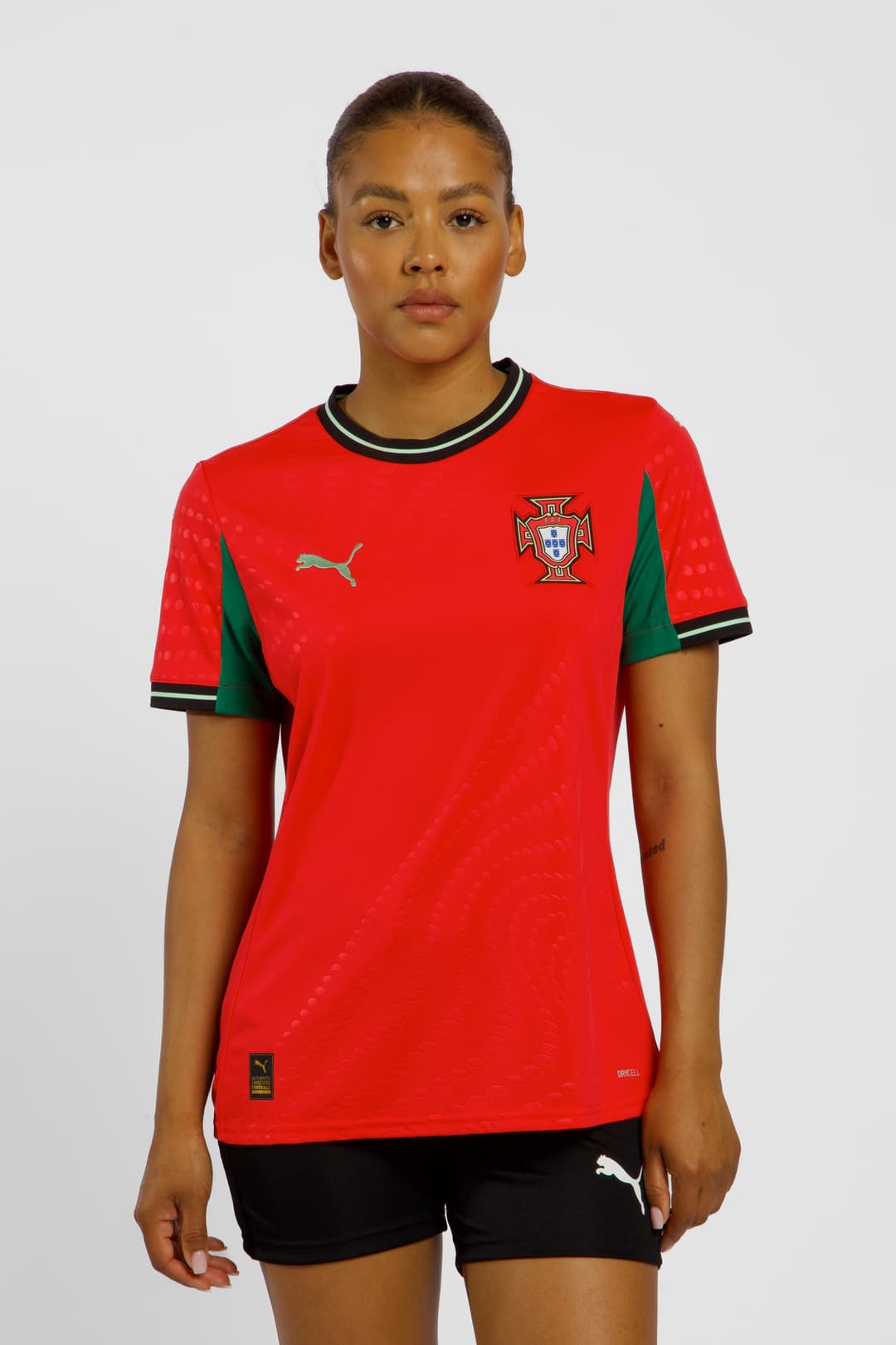 PUMA Portugal Home Replica Damen Fussballtrikot Frauen EM 2025 Rot, Damen, Größe: L
