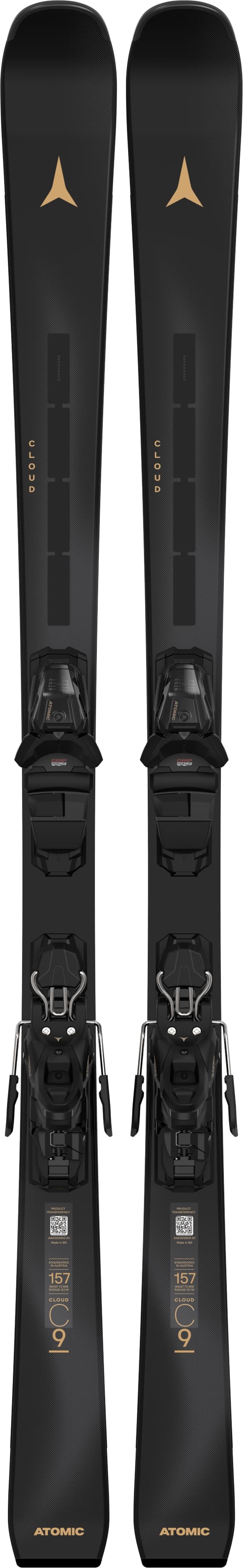 ATOMIC Cloud C9 Revoshock Light Ski Set 26/27 Schwarz, Herren, Größe: 150