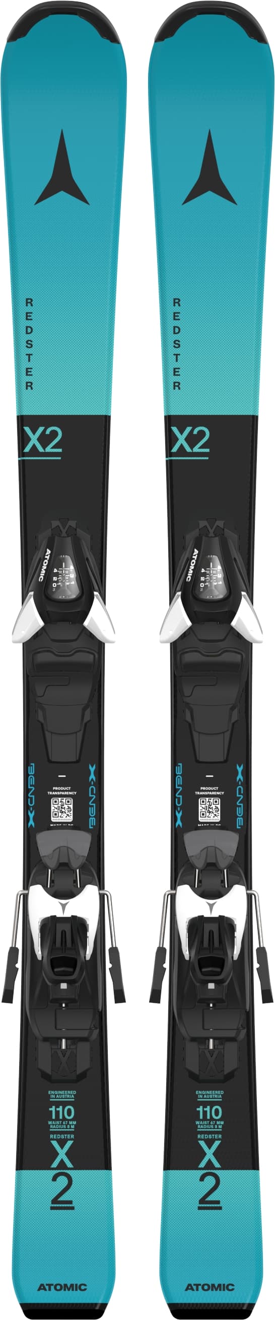 ATOMIC Redster X2 100-120 Kinder Ski Set 26/27 Blau, ,, Größe: 110